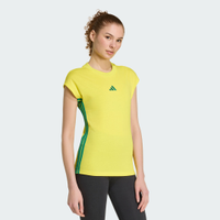Camiseta Malha Simples Essentials Três Listras Mulher adidas