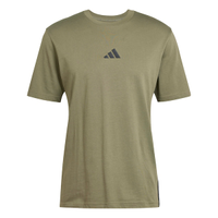Camiseta Masculina adidas Manga Curta 3 Stripes