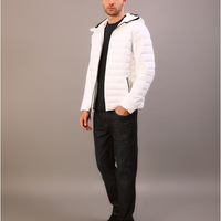 Jaqueta Masculina Calvin Klein Jeans Matelassê Com Capuz - Branco 2 Jaqueta Masculina Calvin Klein Jeans Matelassê Com Capuz Branco 2 p