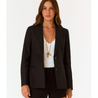 Blazer Alfaiataria Linho Sarjado