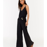 Calça Flare Fivela