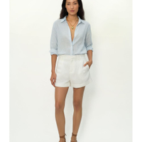 Short Alfaiataria Prega