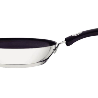 Frigideira Rasa Tramontina Solar Silicone 20cm Em Inox E Revestimento Interno Antiaderente
