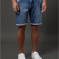 Bermuda Jeans Masculina Bolso Faca Calvin Klein Jeans - Azul Médio Bermuda Jeans Masculina Bolso Faca Calvin Klein Jeans Azul Médio 38
