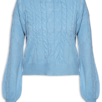 Blusa Feminina Tricot - Azul