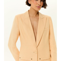 Blazer Alfaiataria Linho Recorte