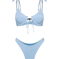 Top biquíni Aquamarine - Azul