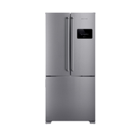 Geladeira French Door 3 Portas 559L Com Puxador Inox Edição Limitada Brastemp - Bro85nk 110V