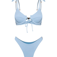 Top biquíni Aquamarine - Azul