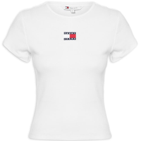 Camiseta Feminina Tjw Slim Badge Rib Tee - Branco