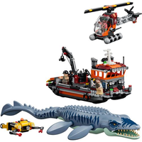 LEGO® Jurassic World - Ataque de barco do dinossauro Mosassauro