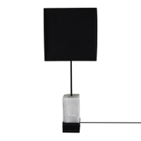 Abajur Led Selenita E Metal Preto 6W 3000K Contemp