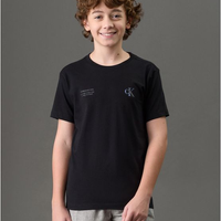Camiseta Menino Est. 1978 Calvin Klein Jeans - Preto Camiseta Menino Est. 1978 Calvin Klein Jeans Preto 6