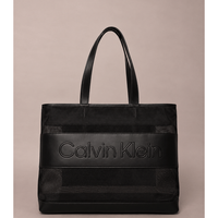 Bolsa Ck Tote Com Porta Moedas - Preto Bolsa Ck Tote Com Porta Moedas Preto u