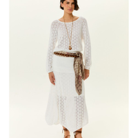 Saia Tricot Midi Sobreposição