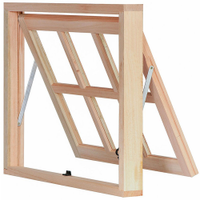 Janela de Madeira Eucalipto Rondosul Maxim-Ar MP61, 80 x 60 cm