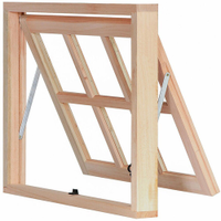 Janela de Madeira Eucalipto Rondosul Maxim-Ar MP61, 60 x 60 cm