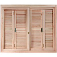 Janela de Madeira Eucalipto Rondosul Veneziana EWK360, 120 x 100 cm