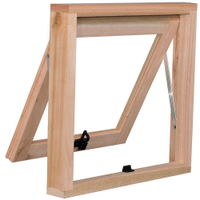 Janela de Madeira Eucalipto Rondosul Maxim-Ar EWK MP60 60 x 60 cm