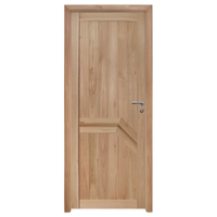 Kit Porta de Madeira Eucalipto Rondosul P13 Externa, Abertura à Esquerda 213x85 cm
