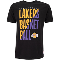 Camiseta do Los Angeles Lakers Masculina NBA Manga Curta ColorFul