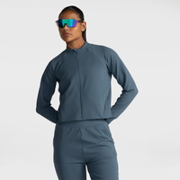 Jaqueta Feminina ASICS Malha Rib Bolso Seguro