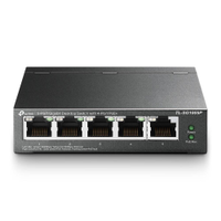 Switch TP-Link 5 Portas Gigabit C/ 4 Portas PoE+ - TL-SG1005P