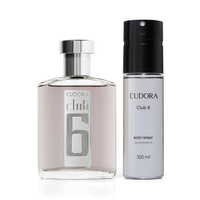 Combo Presente Club 6: Desodorante Colônia 95ml + Desodorante Antitranspirante Aerossol 75g + Sacola