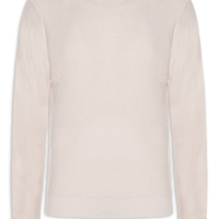 Suéter Masculino Roy Gola Careca Tricot - Bege