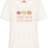 Camiseta Feminina Silk The Sun Is My Muse - Amarelo