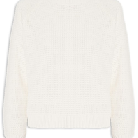 Suéter Feminino Em Tricot - Off White