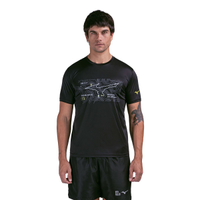 Camiseta de Corrida Mizuno Focus Stamp Masculina M Preto