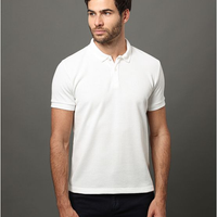 Polo Masculina Slim Malha Tricot Calvin Klein - Branco Polo Masculina Slim Malha Tricot Calvin Klein Branco Gg