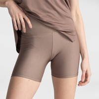 Bermuda Oxer Rib Shine Feminina