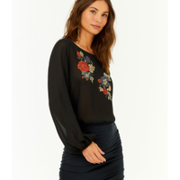 Blusa Manga Longa Ggt Estampa Ameli