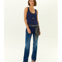 Calça Jeans Reta Used