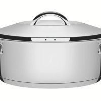 Caçarola Rasa Tramontina Solar 28cm Em Aço Inox
