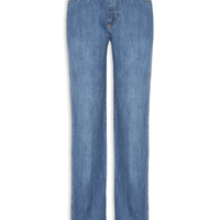 Calça Feminina Wide Leg Jeans - Azul
