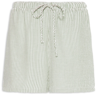 Short Feminino Listrado - Verde
