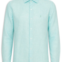 Camisa Masculina Linho - Verde