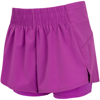 Short Feminino Oxer Duplo Vivos com Bermuda Interna e Bolsos