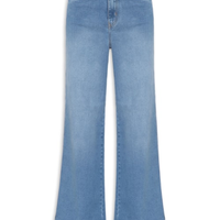 Calça Feminina Wide Leg Jeans - Azul