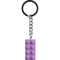 LEGO® Chaveiro de Peça lavanda 2x4