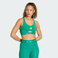 Top Color Blocking Suporte Médio Techfit Workout Mulher adidas