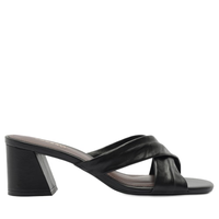 Sandália Feminina Couro - Preto
