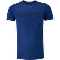 Camiseta Masculina ASICS Manga Curta Logo Ao Cmc Ct