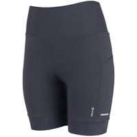 Bermuda Feminina Oxer Bolso Lateral Cós Médio Alta Compressão