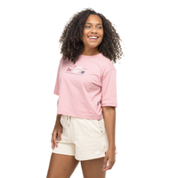 Camiseta New Balance Cropped Reimagined Feminina