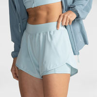Short Feminino Oxer Duplo Laser Cut com Bermuda Interna