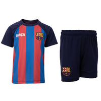 Kit de Uniforme de Futebol Infantil do Barcelona Camisa e Calção